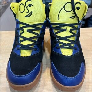 Peanuts Kids High-Top Sneakers - Black, Blue, Yellow